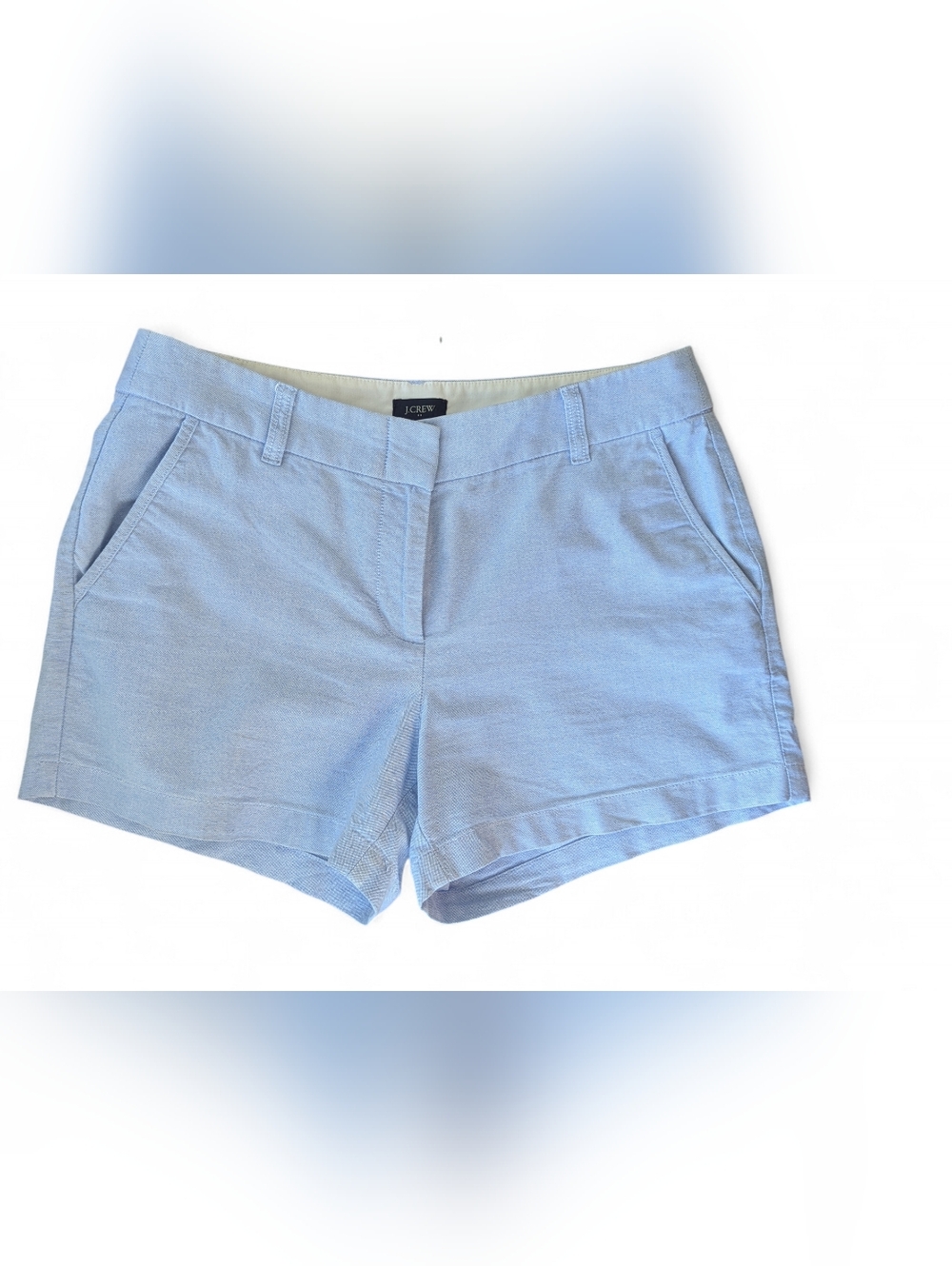 J.Crew Light Blue Cotton Chino Shorts 3" Inseam